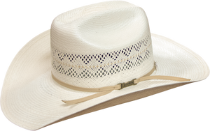 Fancy Vent Solid Ivory w Tan Line - American Hat Co.