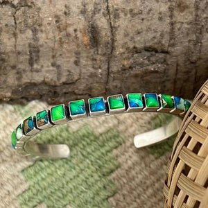 Peacock Dahlia Bracelet- Nizhoni Traders LLC