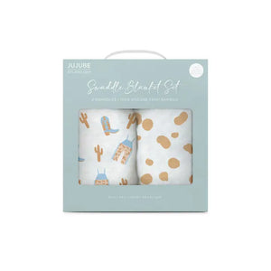Howdy Partner Swaddle Blanket Set - JuJuBe