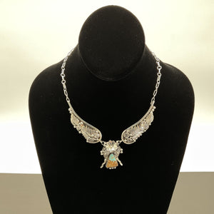 Navajo Embellished Turquoise Necklace - Matt 925 Inc.