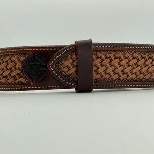 Hamley Full Basket Weave Straight Belt