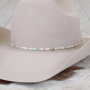Amazonite Stone Beaded Hat Band - Willow Lane