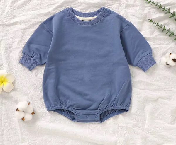 Baby Sweater Bubble Romper - Boho + Babe
