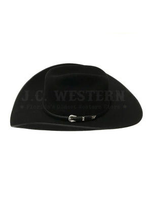 8X Liberty Black Felt Hat - Serratelli Hat Co.