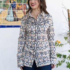 Women's Johnny's Rosie Button Up - Rodeo Quincy