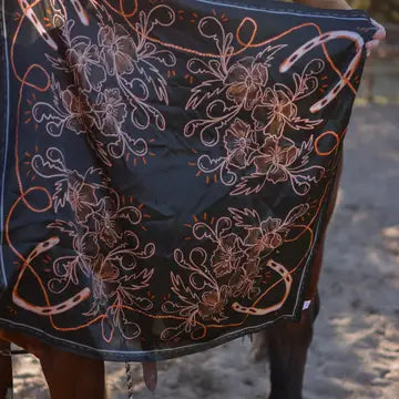 Western Wild Rag Scarf - Tirzah Lane Art