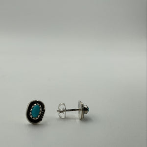 Turquoise Post Earrings - MATT925
