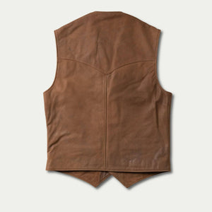 Men's Bowie Leather Vest - Schaefer Outfitter