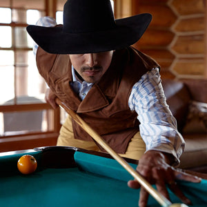 Men's Bowie Leather Vest - Schaefer Outfitter