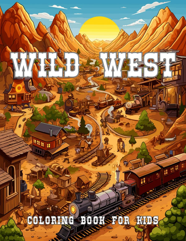 Wild West Coloring Book for Kids