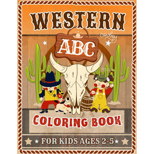 Cowboy ABC Coloring Book