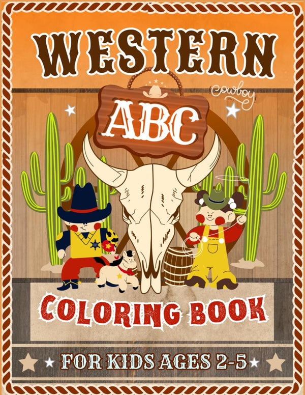 Cowboy ABC Coloring Book