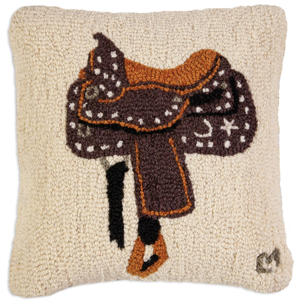 Western Saddle Decorative Pillow - Chandler 4 Corners