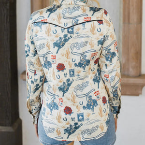 Official Pro Rodeo Button Up - Rodeo Quincy