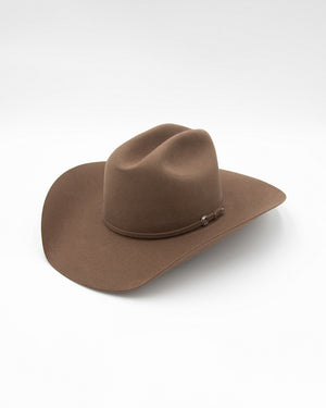 7X Tan Belly Top Hand Felt Hat - Rodeo King