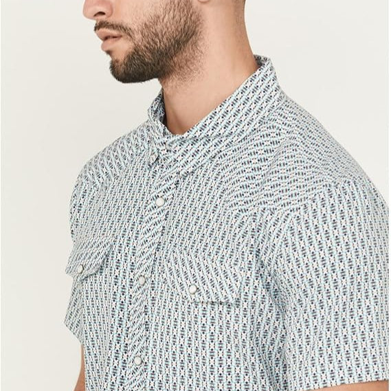 Men's Geo Print Performance Shirt - Panhandle Slim