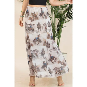 Tania Western Rodeo Skirt - Avery