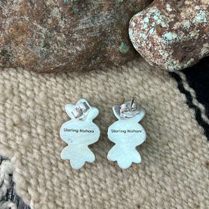 Kingman Turquoise Post Studs - Nizhoni Traders