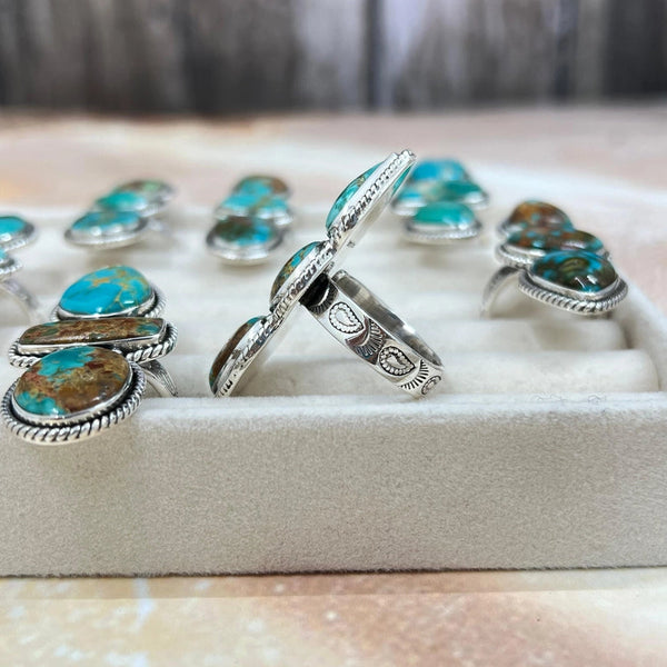 Sterling Silver Hardy Pit Adjustable Ring - Nizhoni Traders LLC