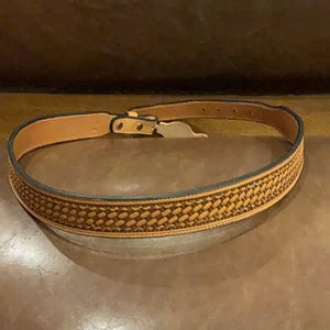 Hamley Full Basket Stamped Tapered Belt