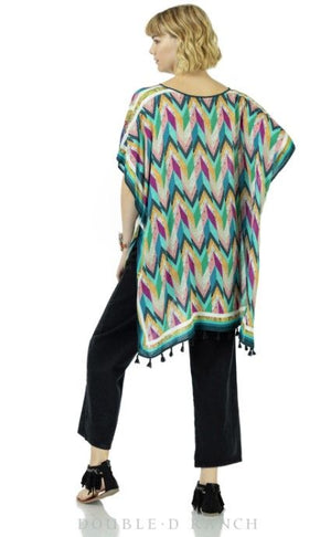 Women's Senioritas Poncho - Double D Ranch