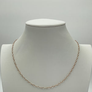 The Sterling Silver Oval Cable Chain -