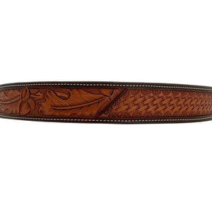 Hamley Floral Combo Straight Belt - Hamley Saddle Shop