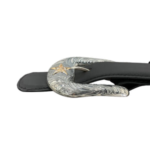 The Pecos Gold Star 1 1/2" Buckle - Vogt Silversmiths