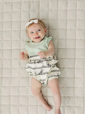 Organic Cotton Bubble Romper Billie & Kid