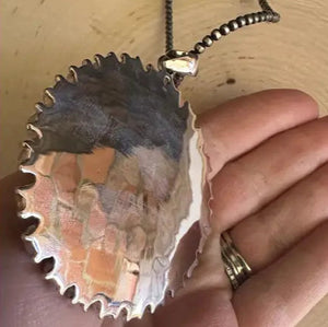 White Buffalo Turquoise Pendant - Nizhoni Traders LLC