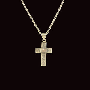 The American Flag Cross Pendant  - Vogt Silversmiths