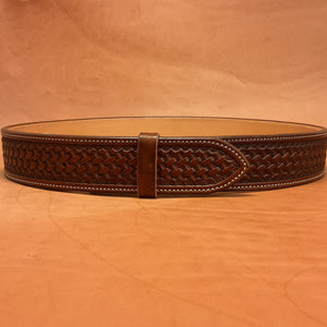 Hamley Full Basket Weave Straight Belt