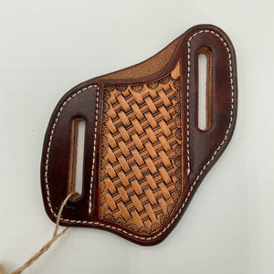 Hamley Basket Stamped Knife Sheath