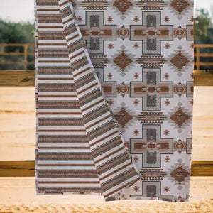 Rhodes Neutral King Quilt - Ida Mae Home