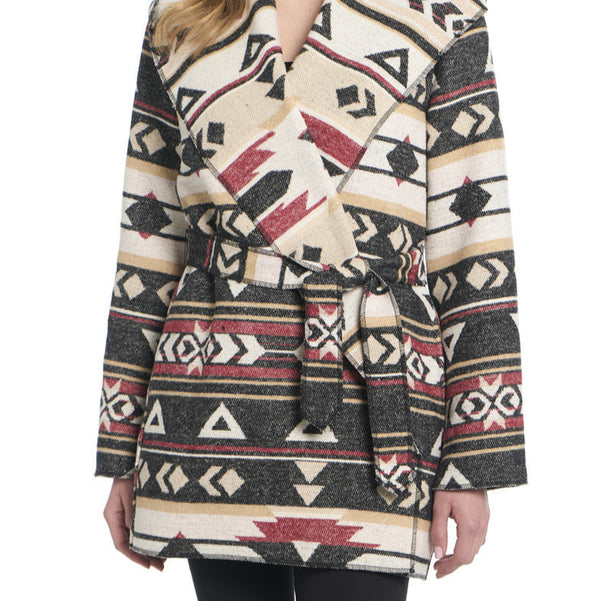 Women's Red Brick Wrap Jacket- Cripple Creek