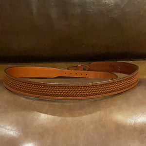 Hamley Full Basket Stamped Tapered Belt