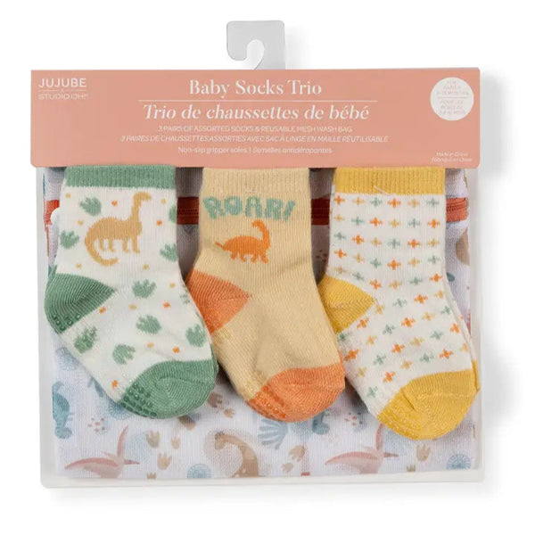 Baby Socks Trio Roarsome - JuJuBe