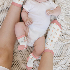 Mama & Me Socks Set Bloomin' Boot  - JuJuBe