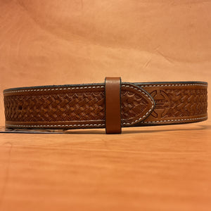 Hamley Full Basket Weave Straight Belt