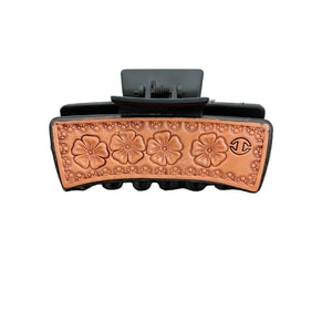 Hamley Western Leather Hair Clip 4" - Hamley Saddle Shop