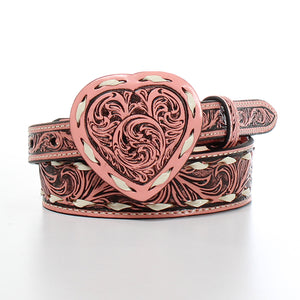 Girls Angel Ranch Pink Belt  - M&F Western Products
