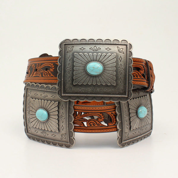 Rectangle Concho Belt - Ariat
