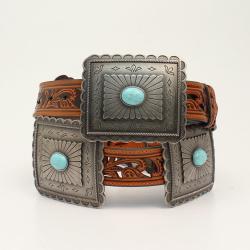 Conchos with Turquoise Stones Belt - Ariat