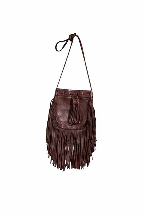 Fringe Leather Handbag - Scully