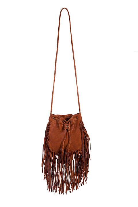 Fringe Leather Handbag - Scully