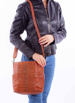Leather Crossbody Bag - Scully