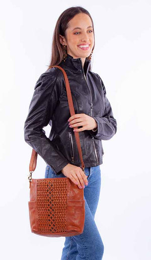Leather Crossbody Bag - Scully