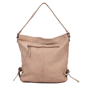 Large Leather Bucket Handbag - Scully