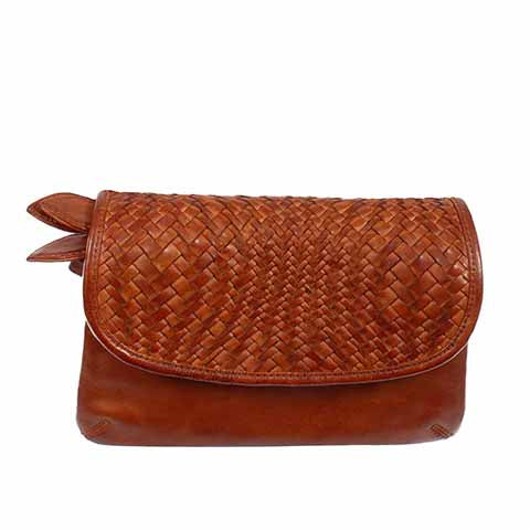 Crossbody/Clutch Leather Handbag - Scully