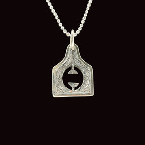 Hamley Barrel H Necklace - Vogt Silversmith